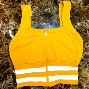 Yellow sport Crop top- So cute!! ✨